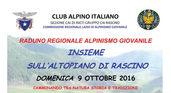 Otto Lazio: Raduno Regionale 2016 – Insieme Sull’altopiano Di Rascino (ri)