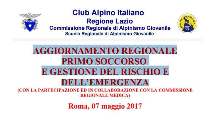 Aggiornamento Asag/aag: Primo Soccorso E Gestione Del Rischio E Dell’emergenza