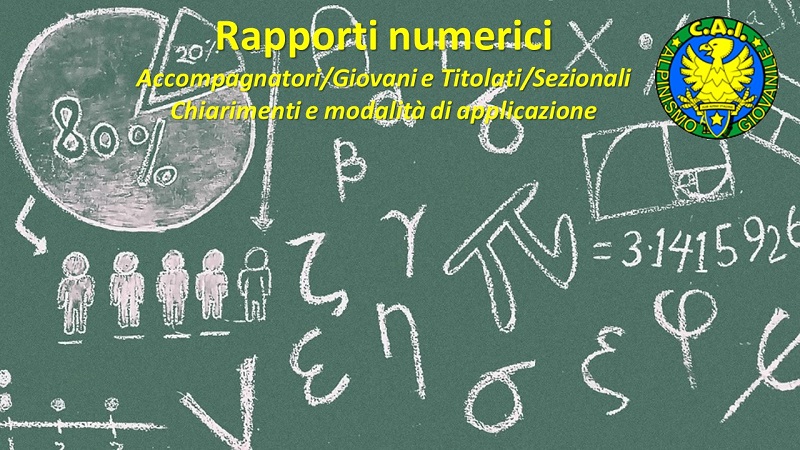 Rapporti Numerici Accompagnatori/giovani E Titolati/sezionali
Chiarimenti E Modalità Di Applicazione