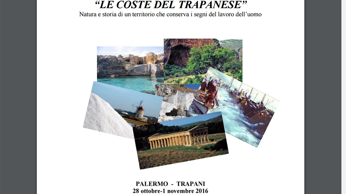 Corso Nazionale Di Formazione Per Insegnanti.
Le Coste Del Trapanese. Trekking Fra Natura, Storia Ed I Segni Del Lavoro Dell’uomo.