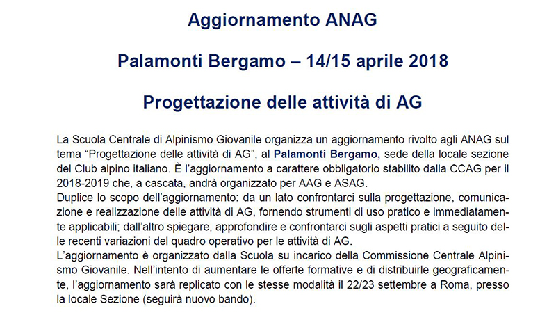 Progettazione Delle Attività Di Ag