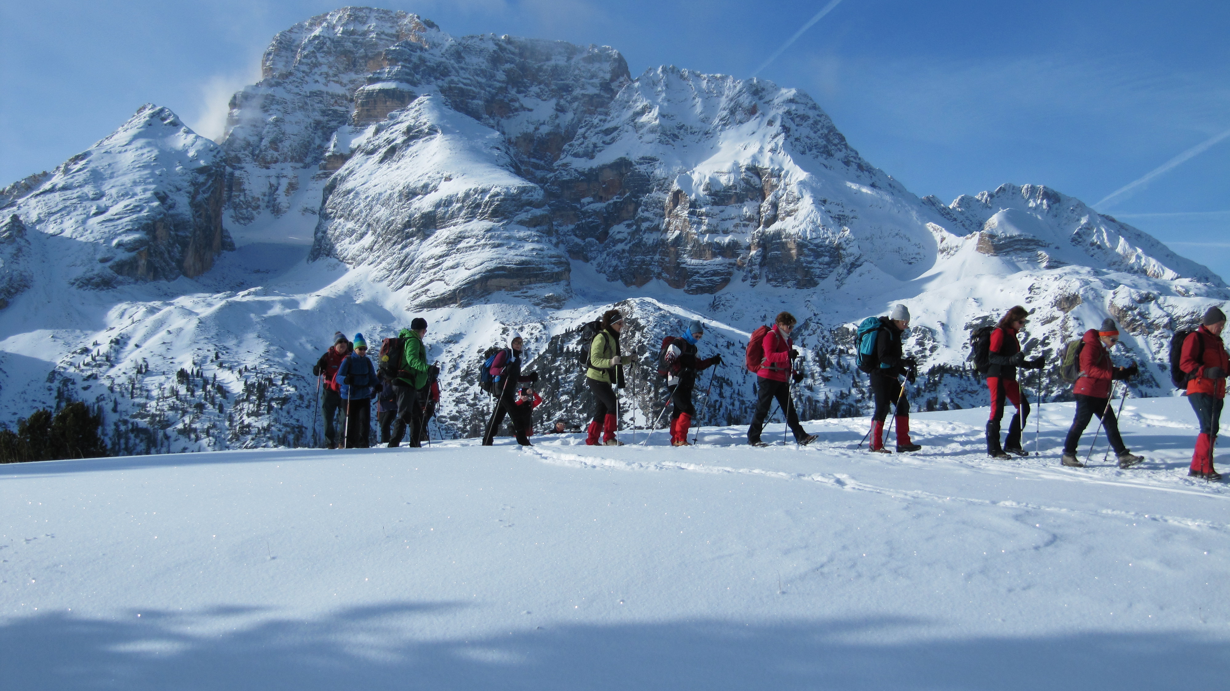 Vista della Croda Rossa DAmpezzo da Pratopiazza - CAI Escursionismo e Cicloescursionismo