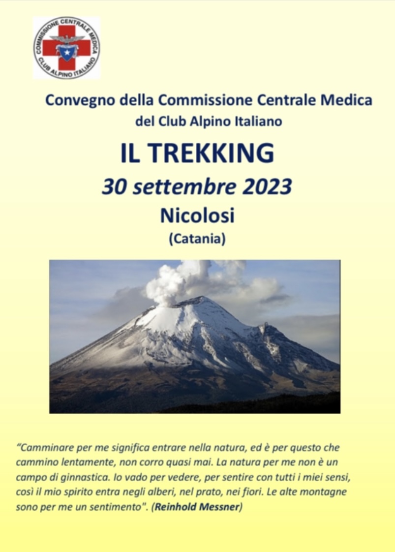 Convegno “il Trekking” – Nicolosi (ct) 30.09.2023