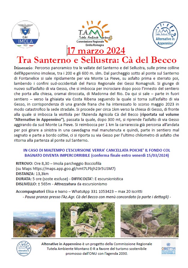 Immagine Alternativa in appennino marzo 2024