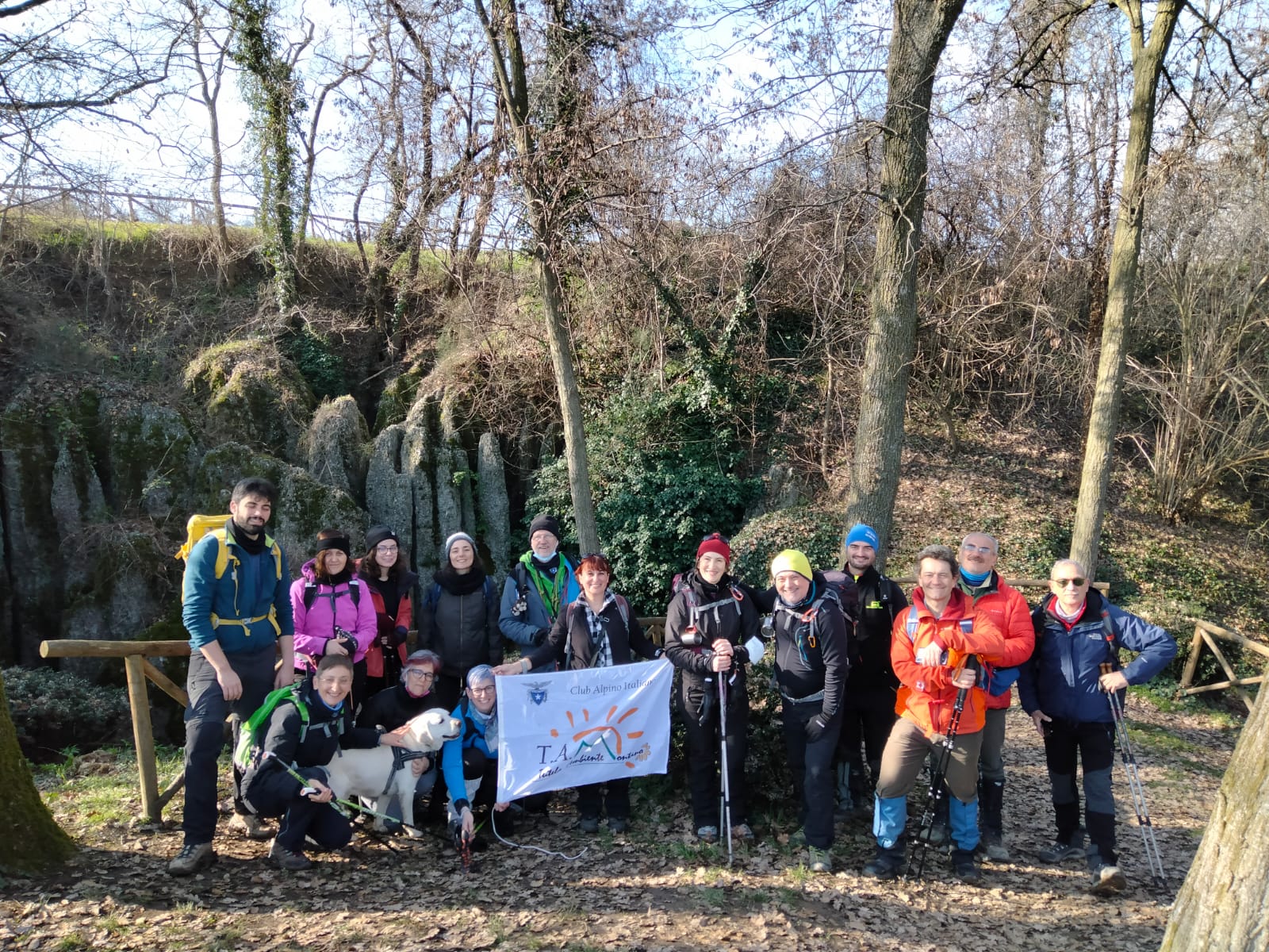 foto gruppo gessi 23 gennaio 2022 - CAI Tutela Ambiente Montano Emilia Romagna