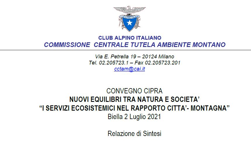 Convegno Cipra Biella-sintesi