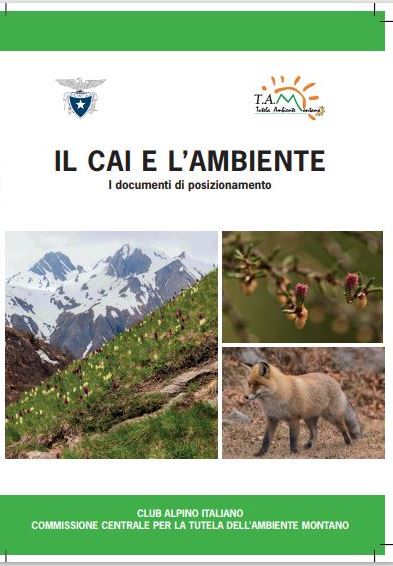 IL CAI E LAMBIENTE Copertina - CAI Tutela Ambiente Montano