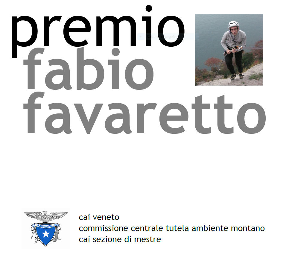 Premio Fabio Favaretto (cai Veneto – Cai Mestre – Cctam)