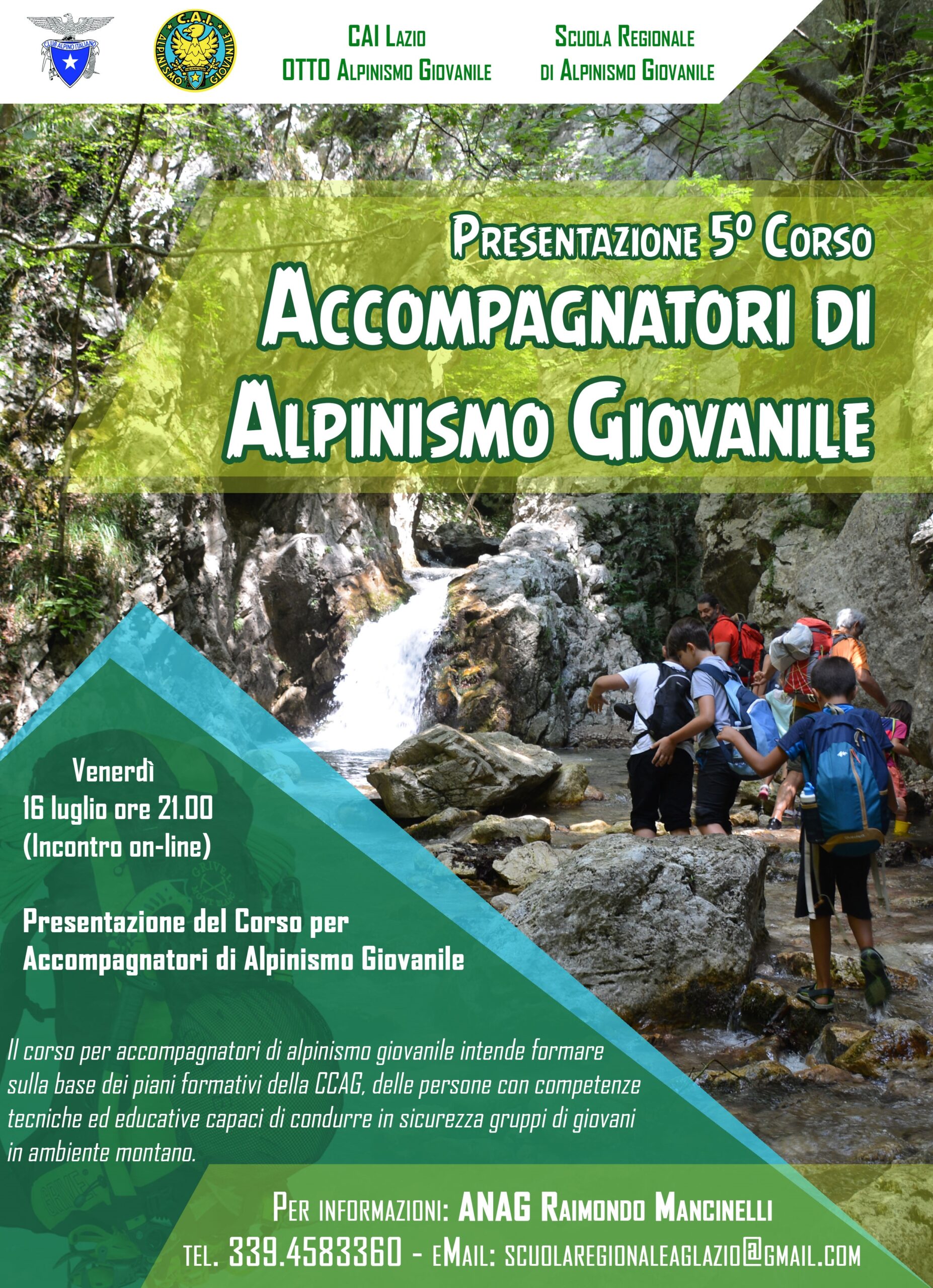 5° Corso Per Accompagnatori Regionali Di Ag