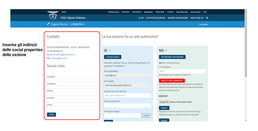Come Creare Il Sito Della Propria Sezione O Otto Con L’aiuto Del Cai Nazionale