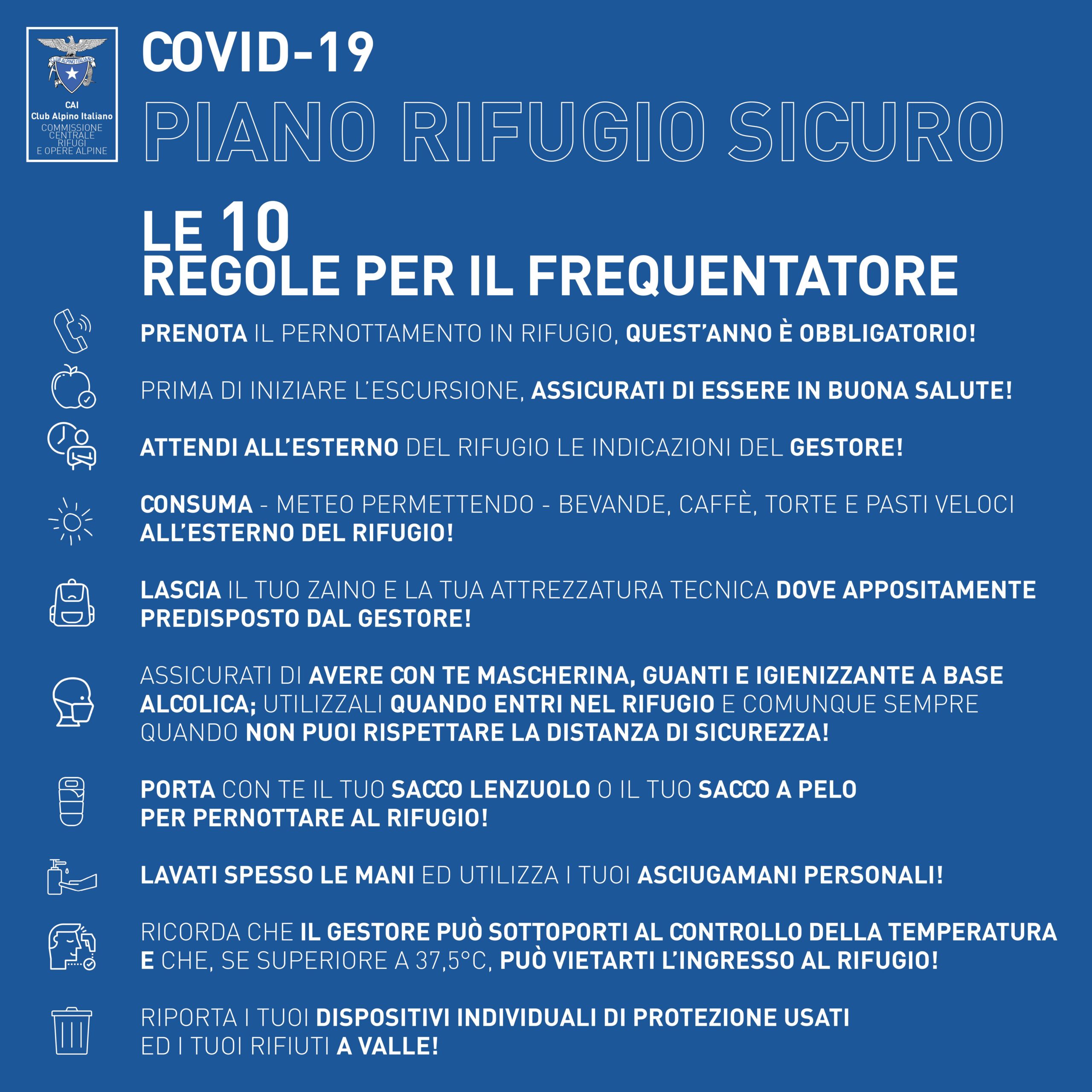 COVID-19: PIANO RIFUGIO SICURO