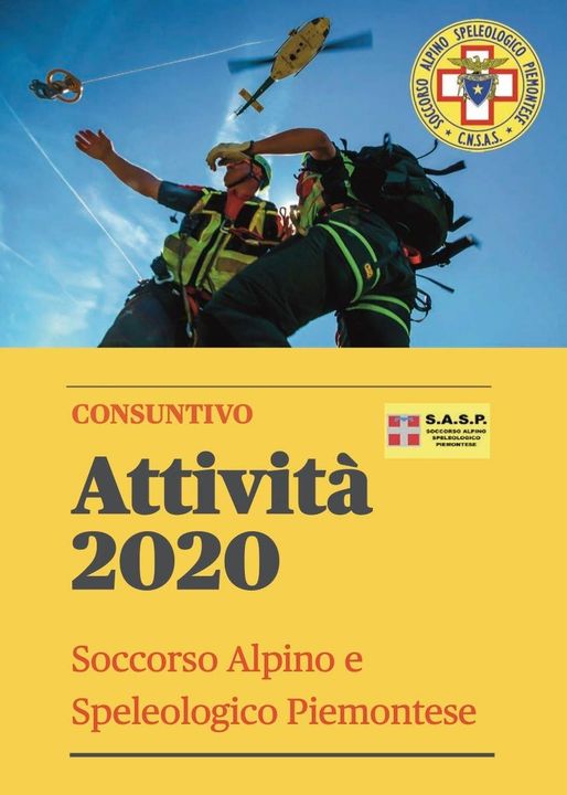 Consuntivo Attività 2020 Soccorso Alpino e Speleologico Piemontese