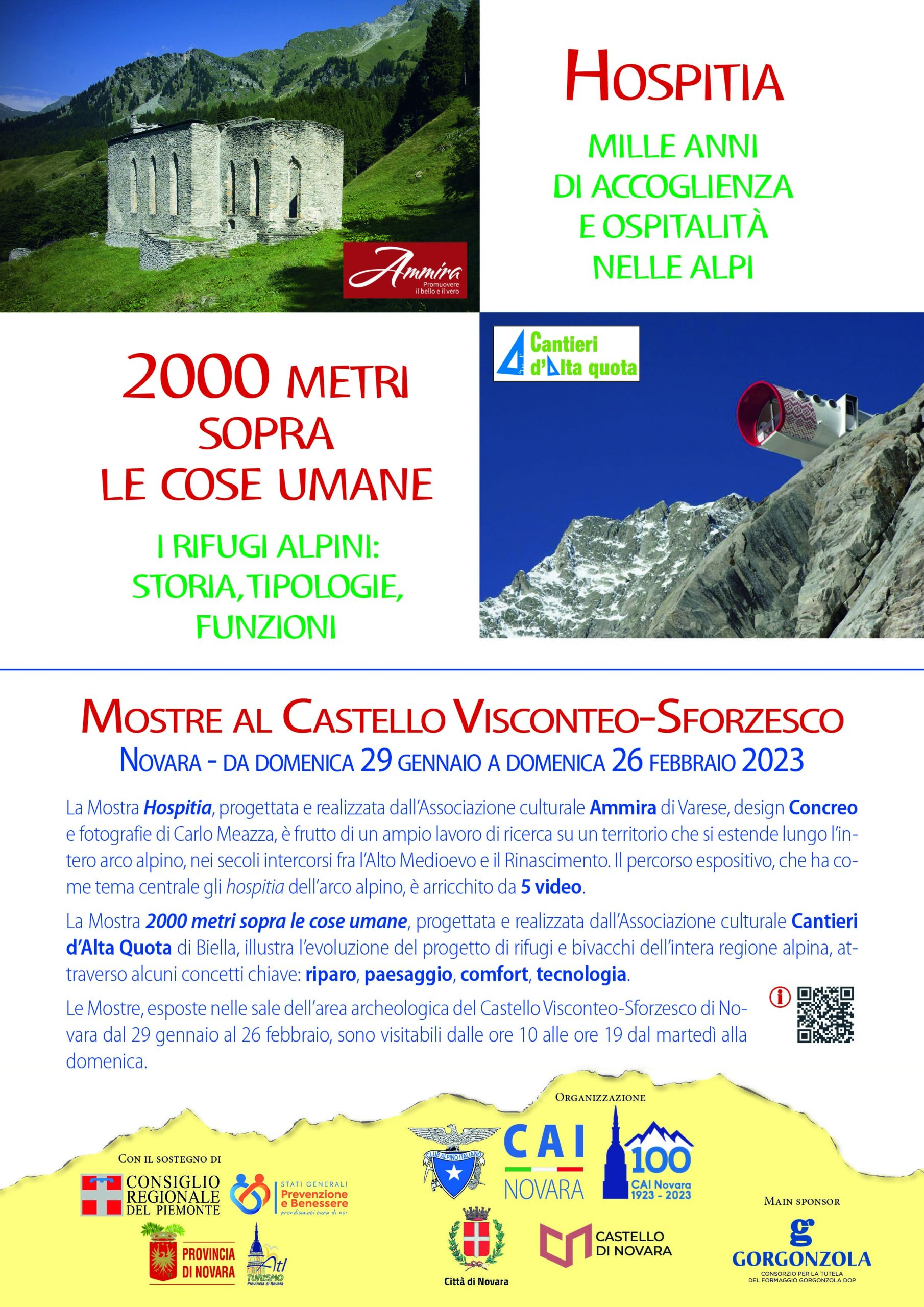 CaiNo100 locandina mostre 2 scaled - CAI Piemonte