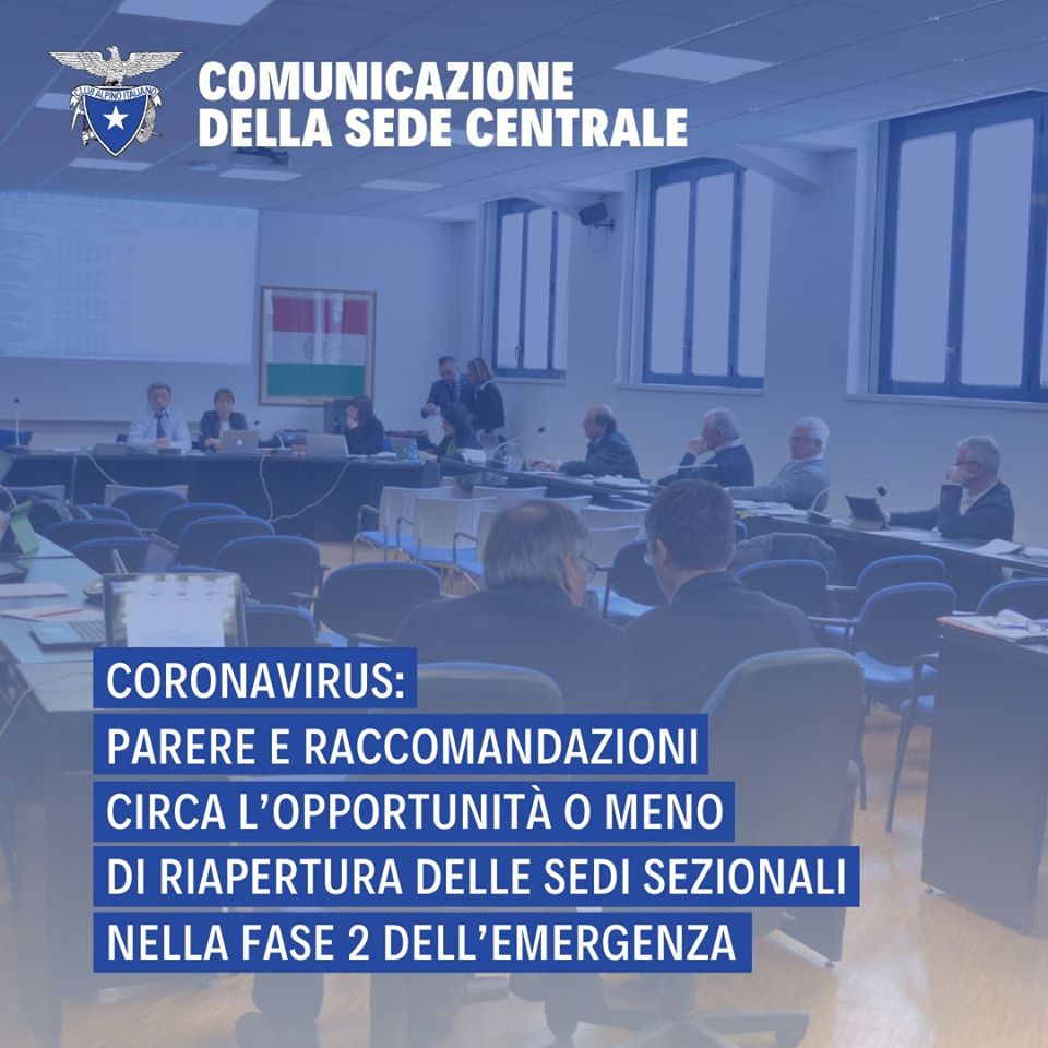 COMUNICAZIONE DELLA SEDE CENTRALE