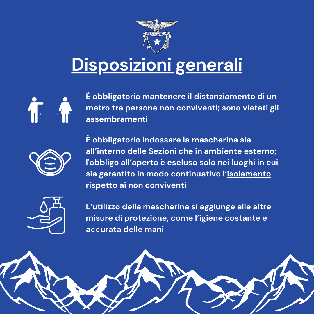 Nuovo DPCM e montagna. Raccomandazioni e indicazioni del Club Alpino Italiano