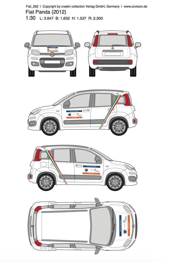 Club Alpino Italiano consegna ad Anpas Fiat Panda