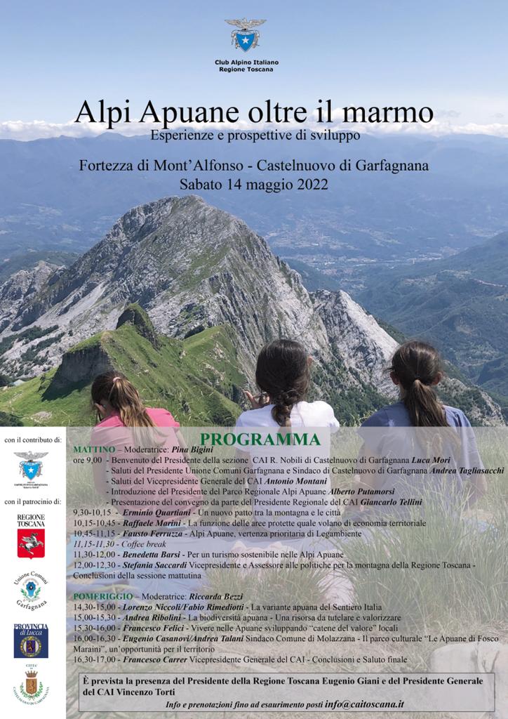 14/5 – Convegno:  Alpi  Apuane Oltre Il Marmo – Esperienze E Prospettive Di Sviluppo