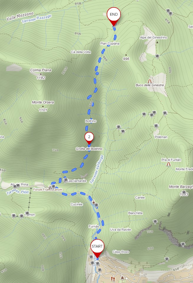 Forum Franciscanum - Bocchetta della Vallunga (Pian Cupiana) 1 pian cupiana - CAI Sezione di Caslino D'Erba