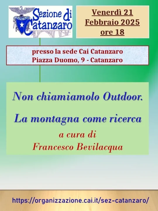 bevilacqua - CAI Sezione di Catanzaro