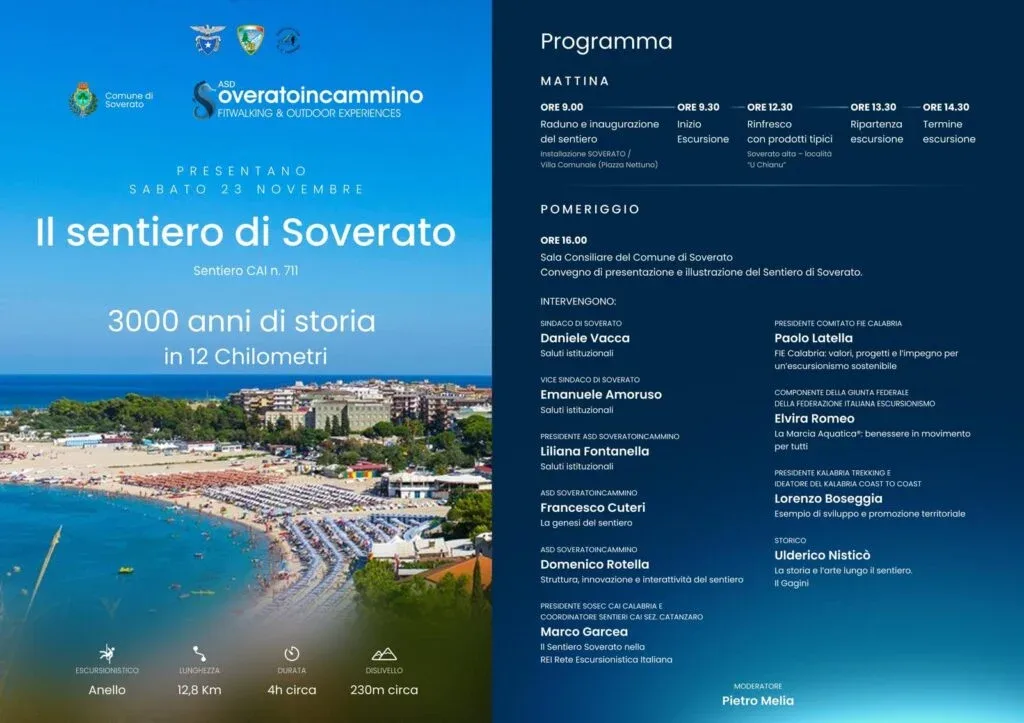  Il Cai Catanzaro all’inaugurazione del Sentiero Soverato