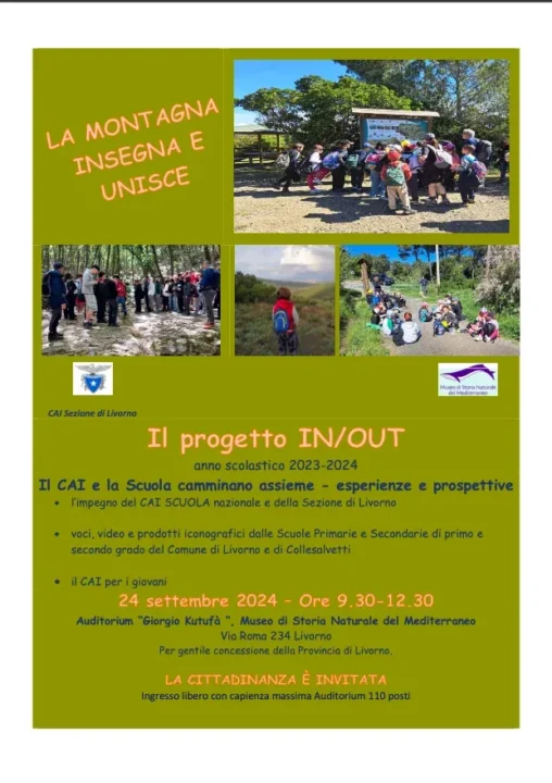 2024 09 24 evento scuola - CAI Sezione di Livorno