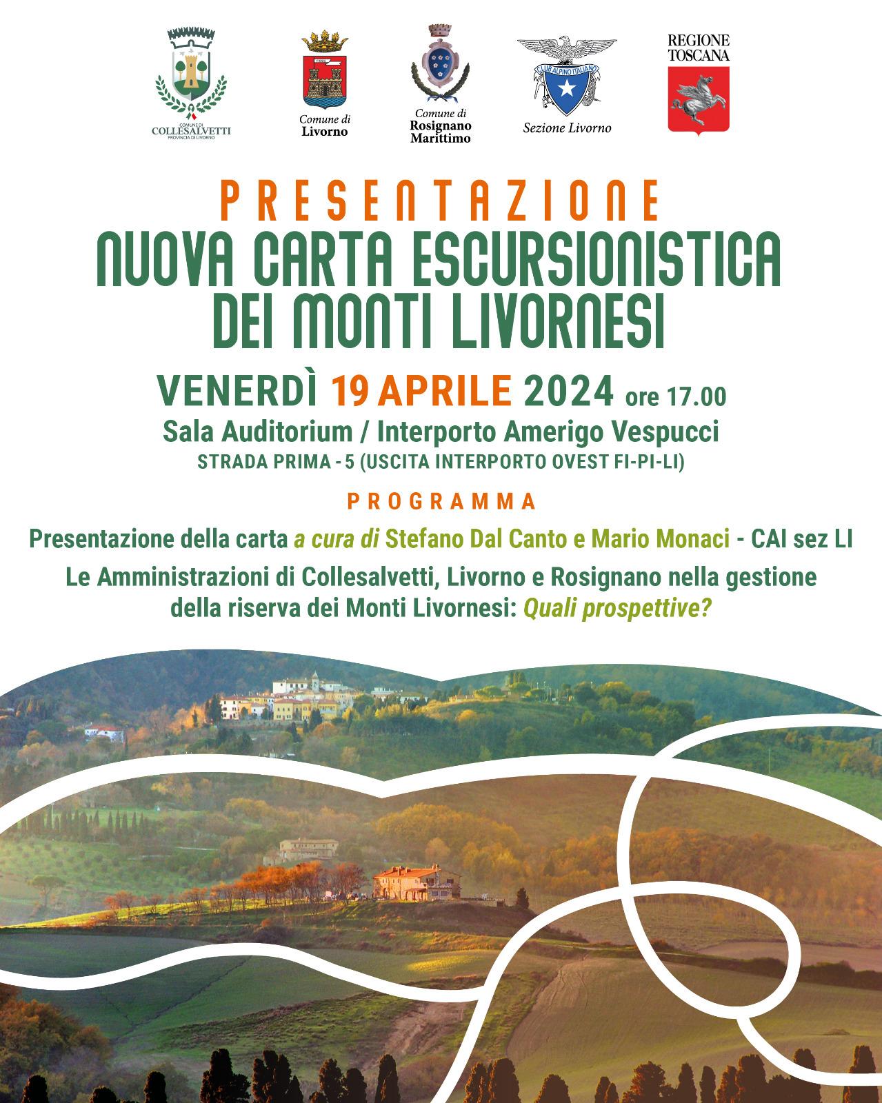 19 apr- Presentazione Nuova Carta Escursionistica dei Monti Livornesi