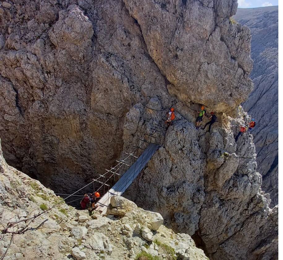 10-11 settembre 2022 – Ferrata Tridentina  e Cima Pisciadù (escursione)