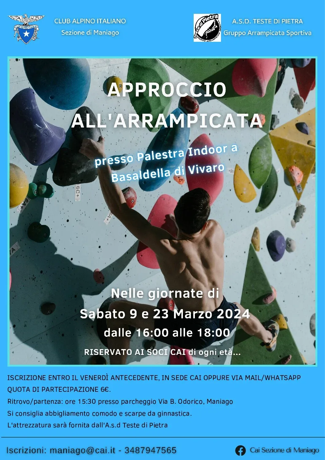 approccio arrampicata 2024 pdf - CAI Sez. Maniago