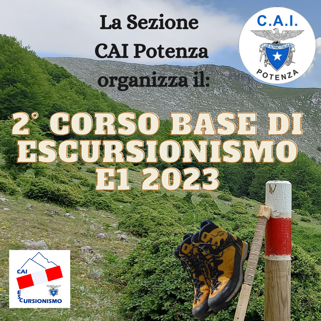 Corso Base Di Escursionismo E1-02 2023