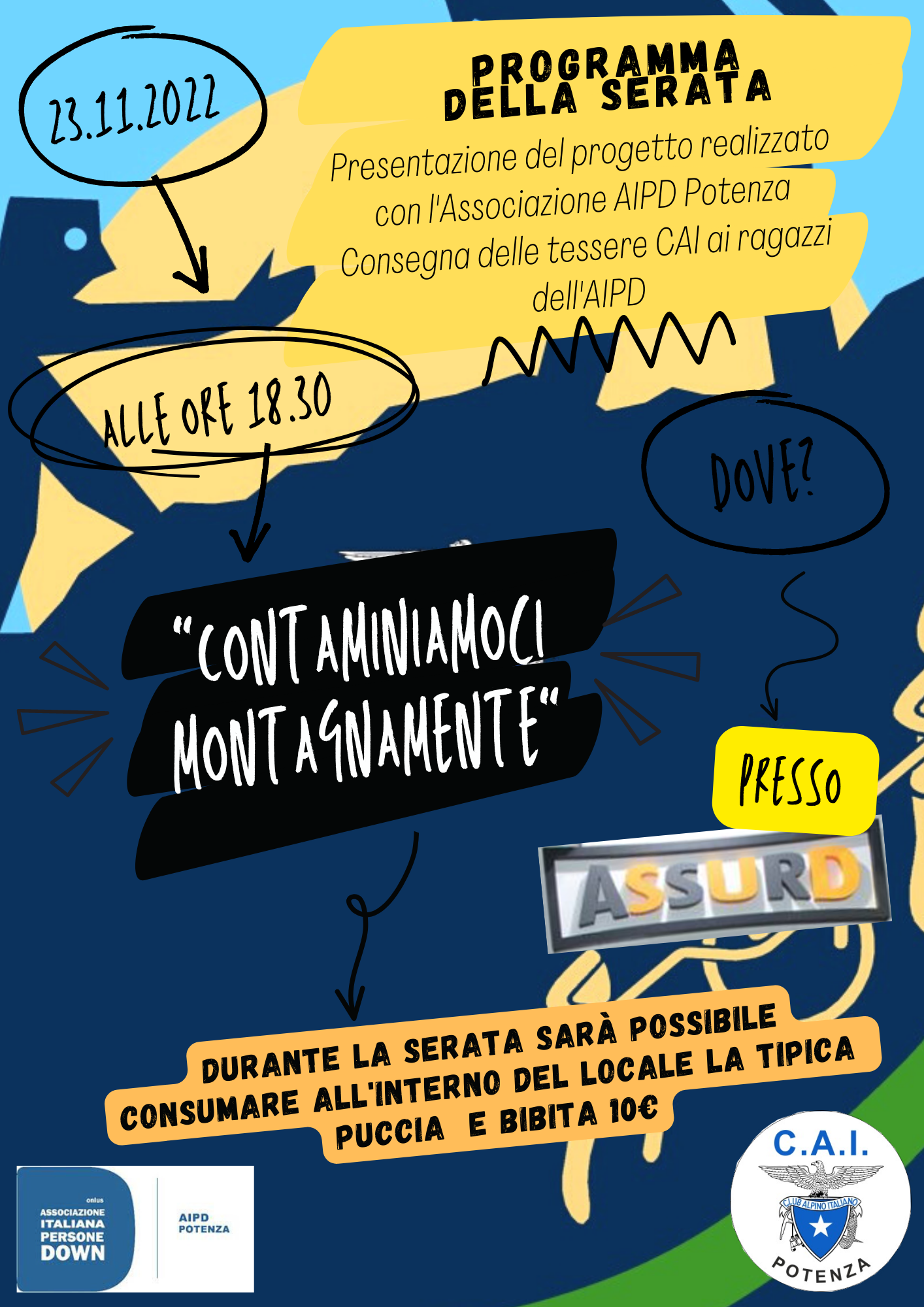 “contaminiamoci Montagnamente”_mercoledì 23 Novembre 2022