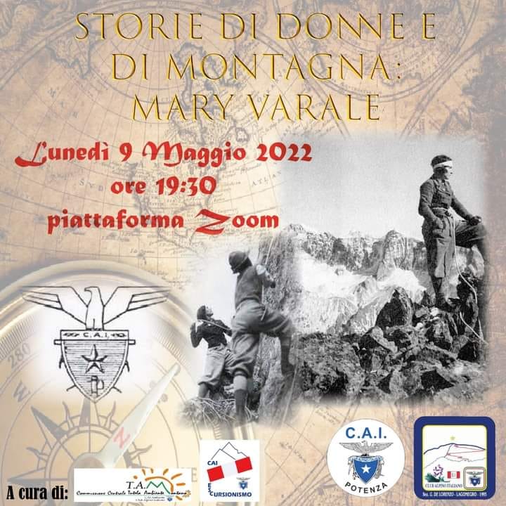 Storie Di Donne E Di Montagna: Mary Varale_lunedì 9 Maggio 2022