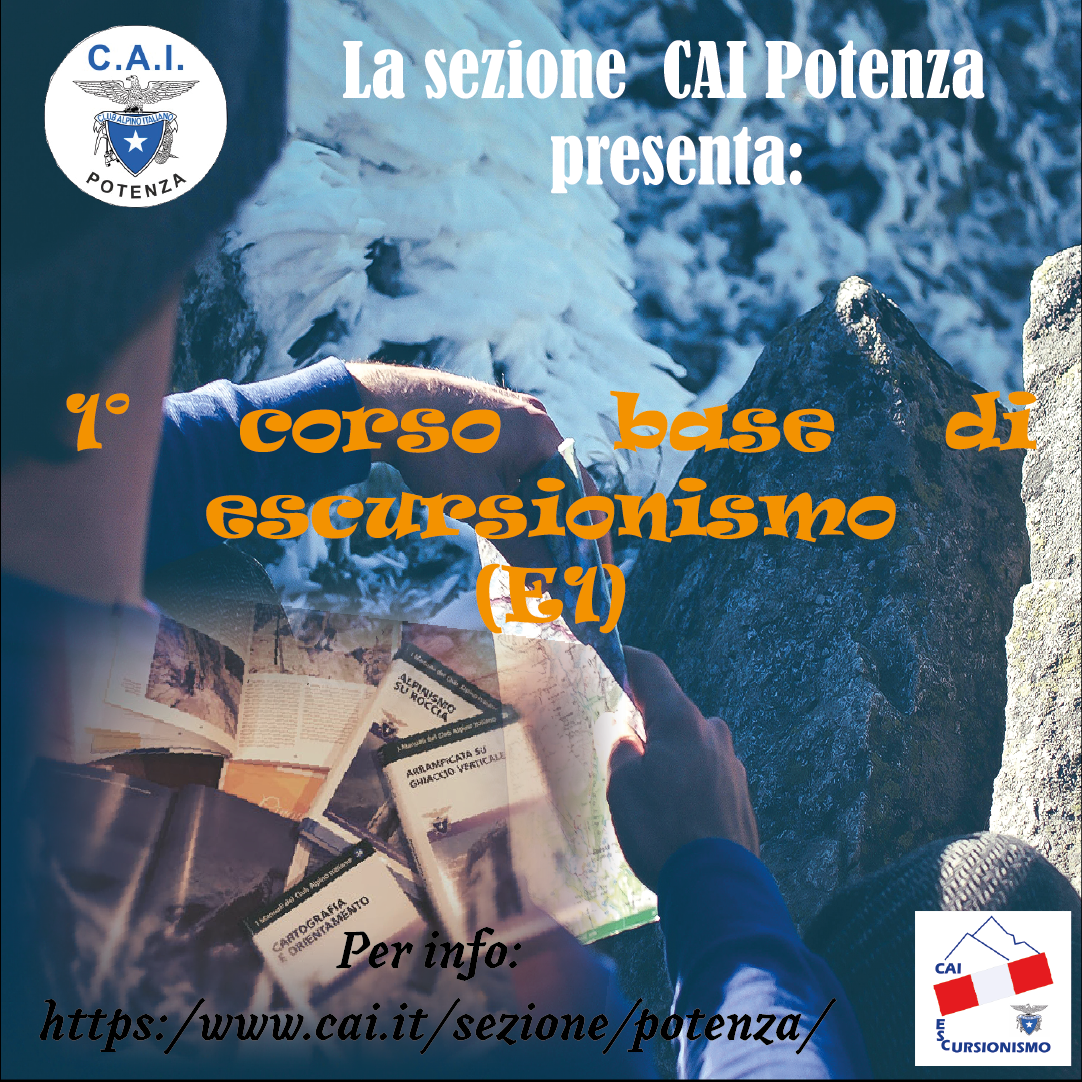 locandina corso - CAI Sezione di Potenza
