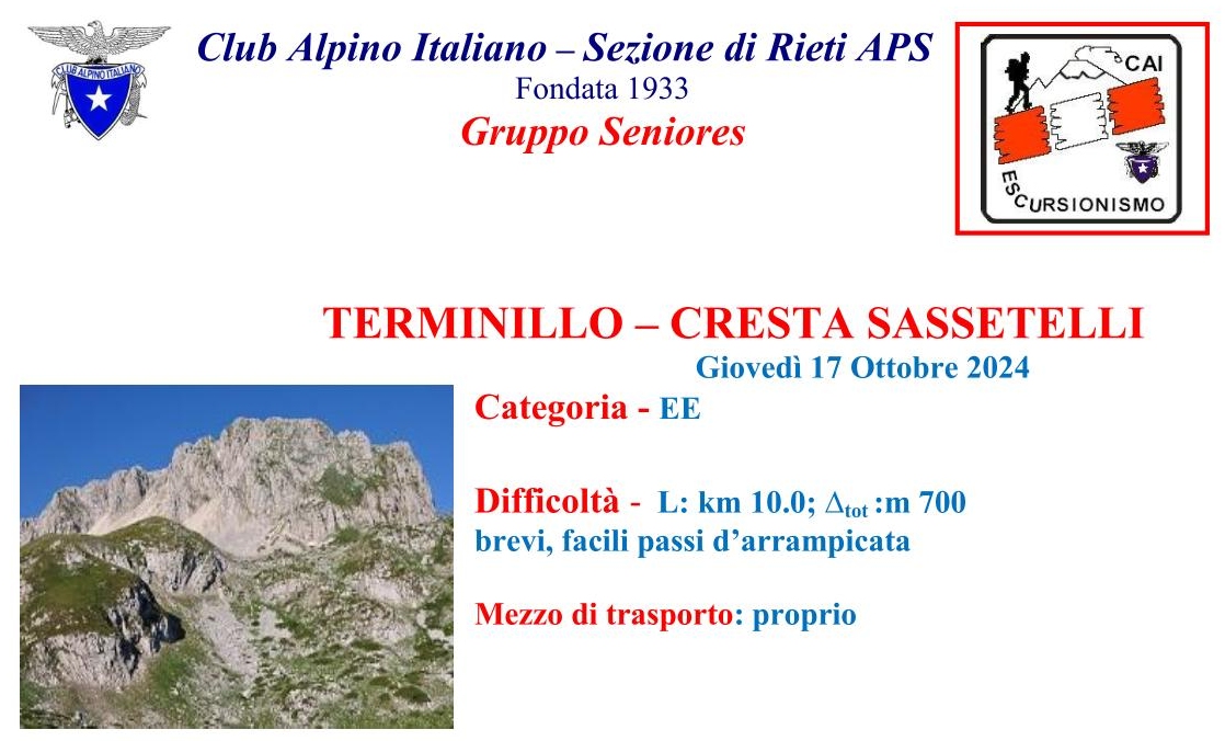 10 17 GS Terminillo cresta Sassetelli 2024 small - CAI Sezione di Rieti