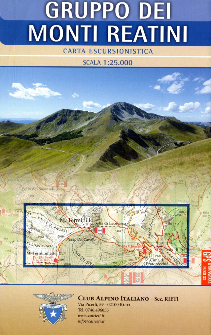 carta Rieti 400 - CAI Sezione di Rieti