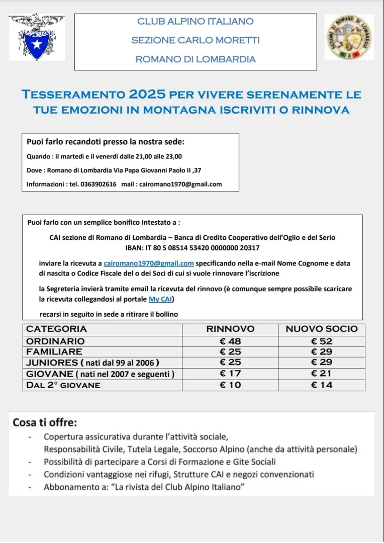 TESSERAMENTO   2025