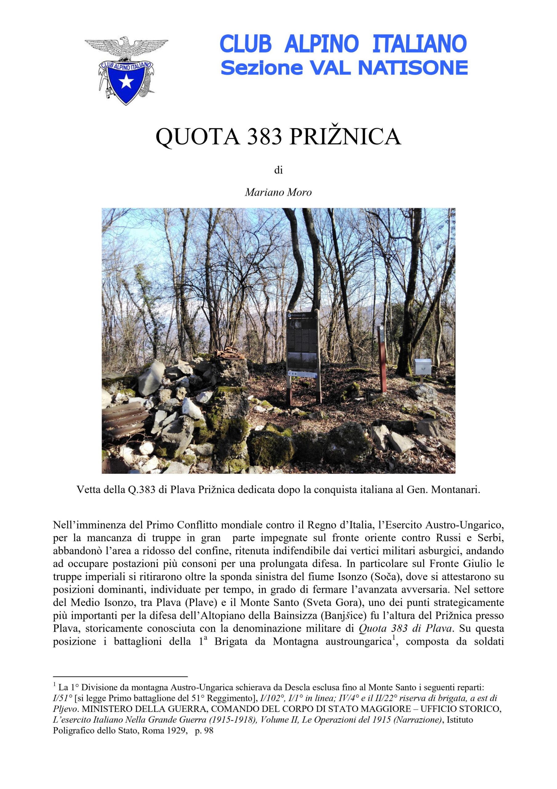 Nota Storica Poggio Montanari 20.11.2022