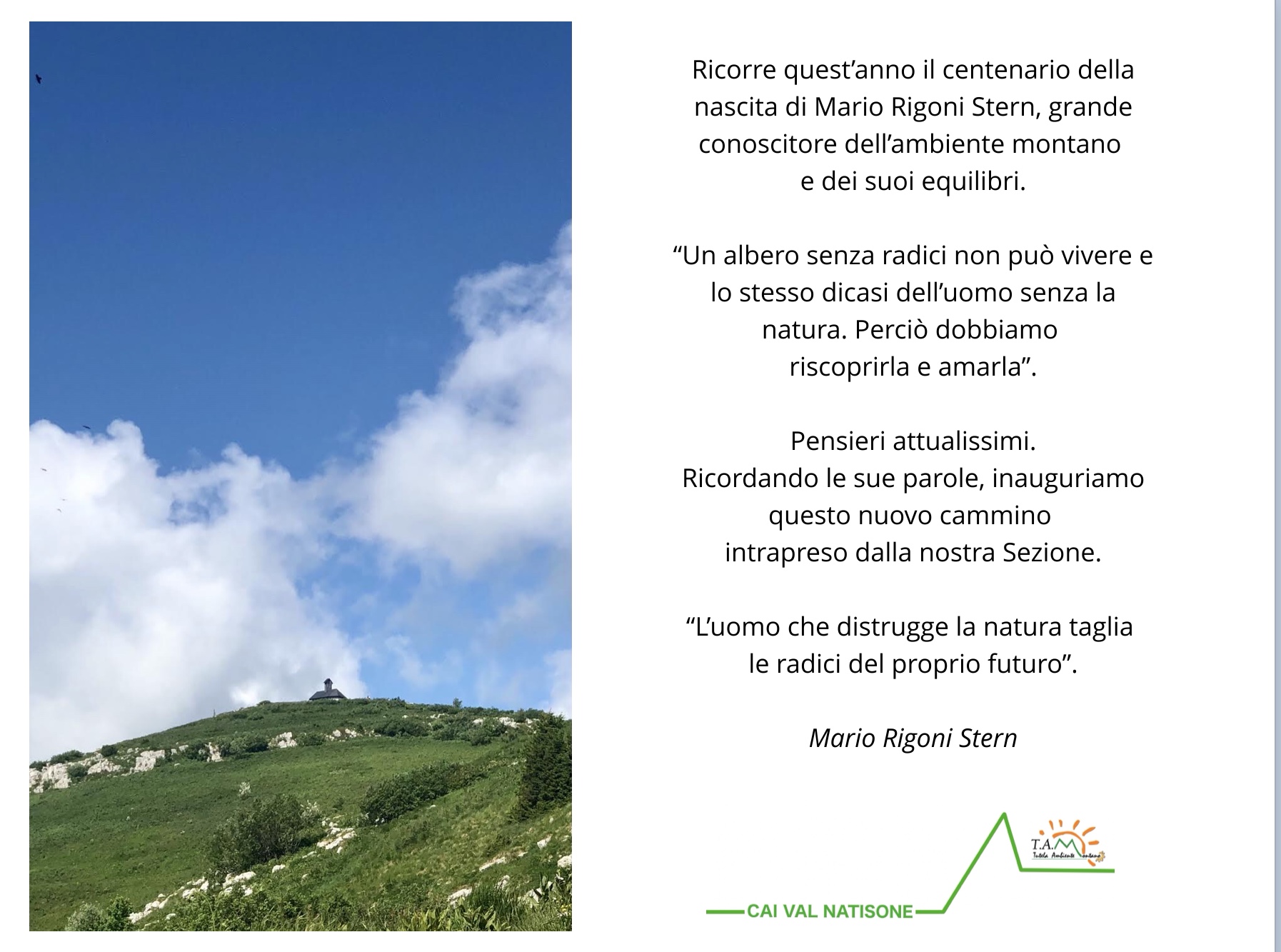 4600C41D 9854 4256 9D5E BE5B479DFB85 - CAI Sezione di Val Natisone