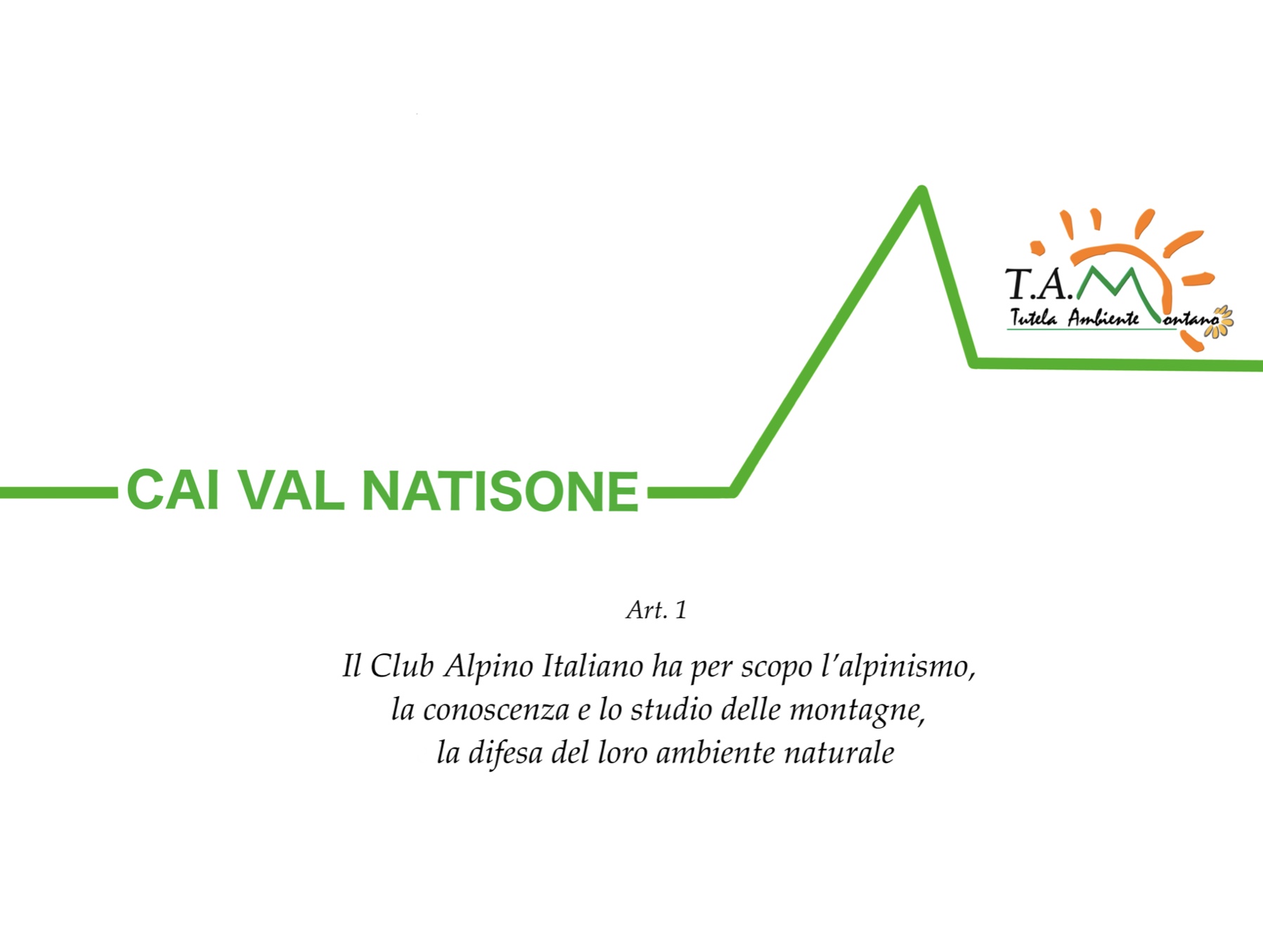 Attivata La Nuova Sezione Tam Tutela Ambiente Montano