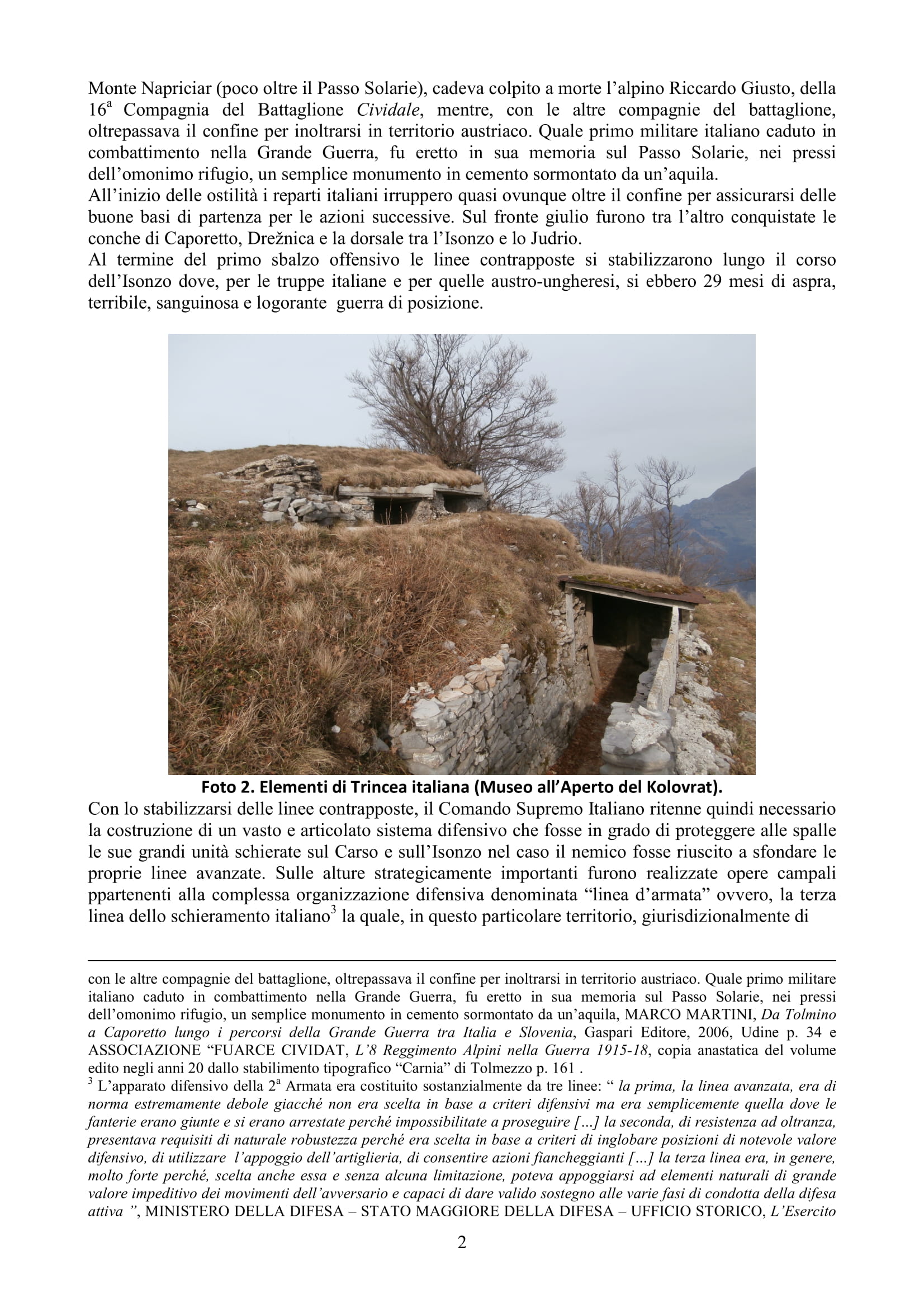 ANELLO DI DRENCHIA NOTA STORICA 2 - CAI Sezione di Val Natisone