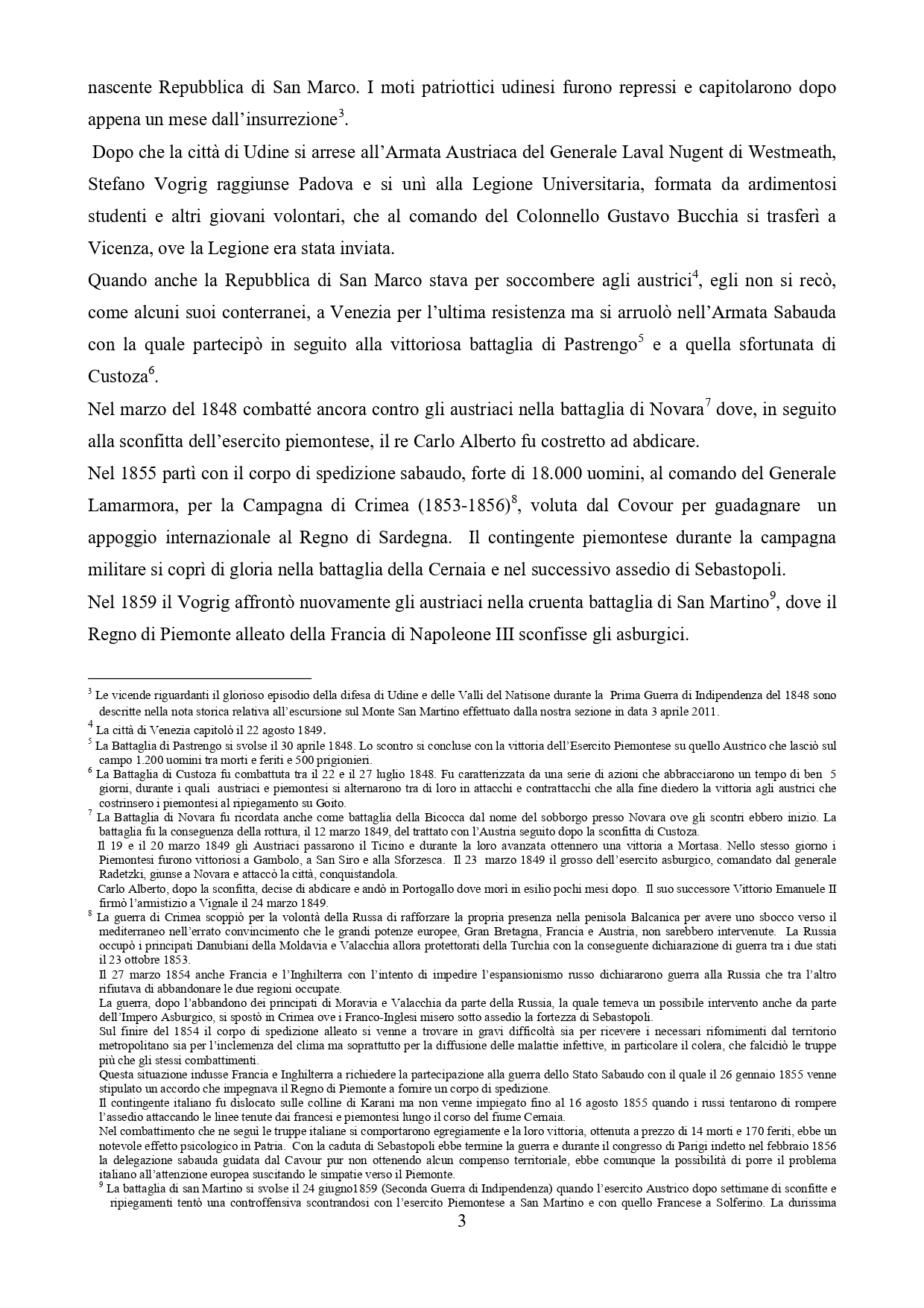 Biografia Maggiore Stefano Vogrig 3 BIOGRAFIA STEFANO VOGRIG NOTA STORICA page 0003 - CAI Sezione di Val Natisone