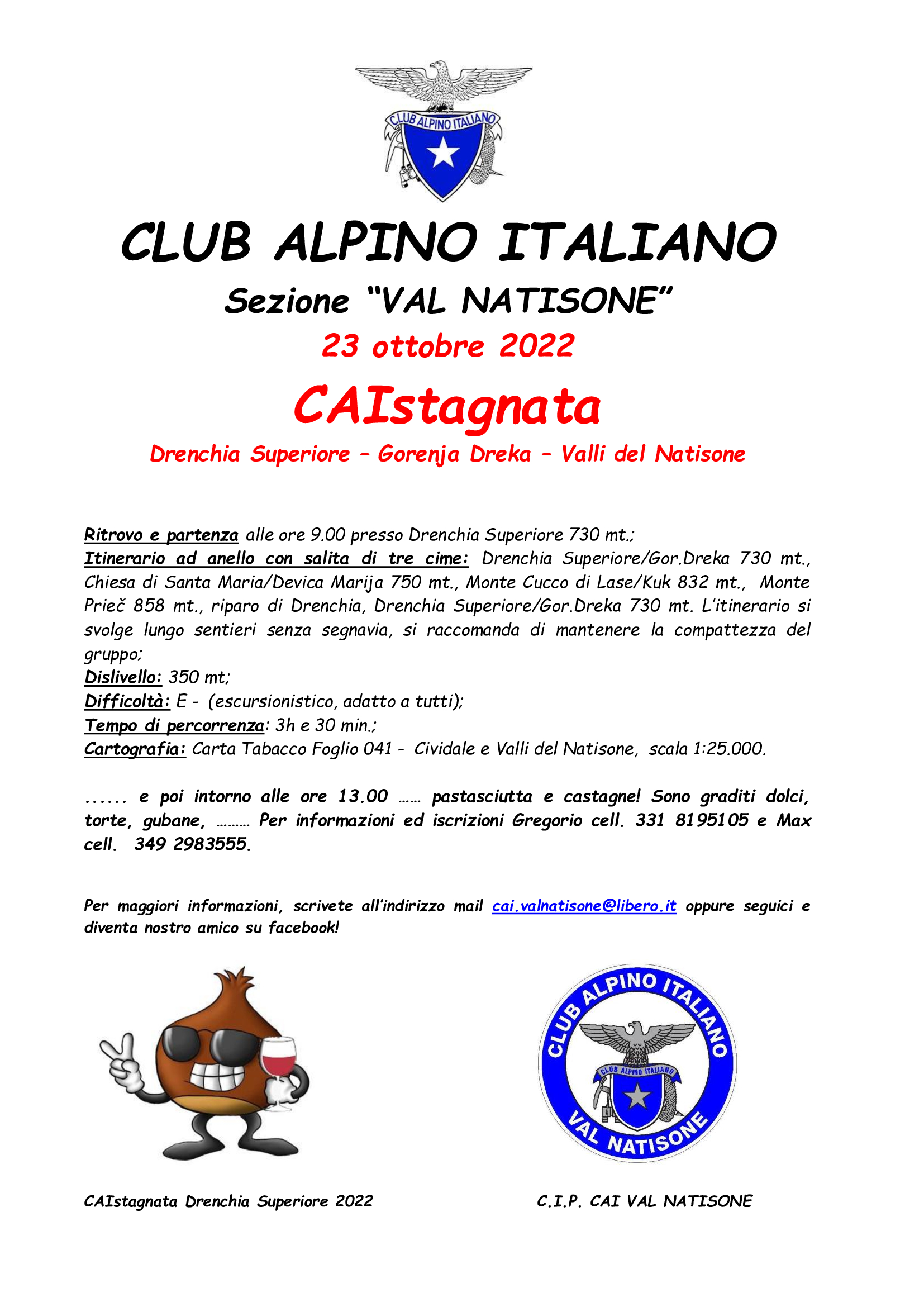 Caistagnata Drenchia Superiore 23.10.2022