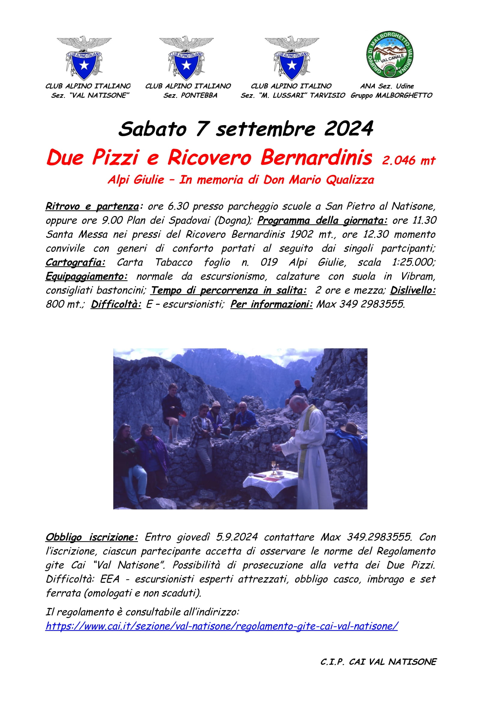 Due Pizzi – In Memoria Di Don Mario Qualizza