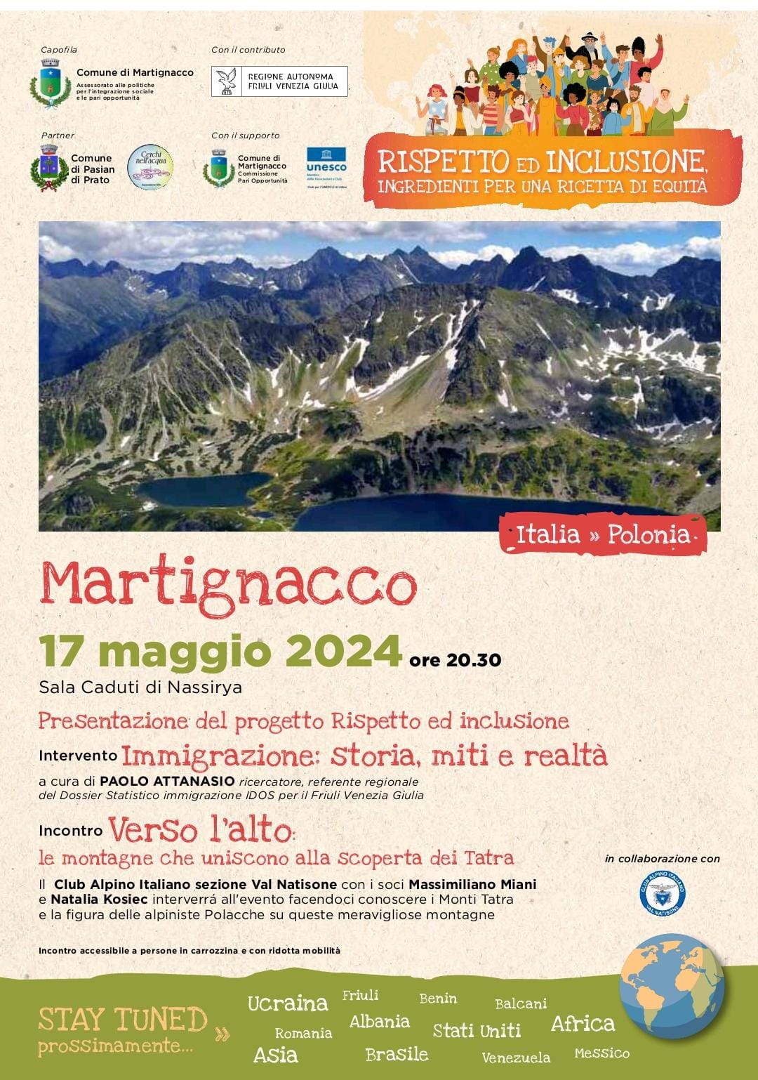 Rispetto Ed Inclusione. Martignacco 17.5.2024
