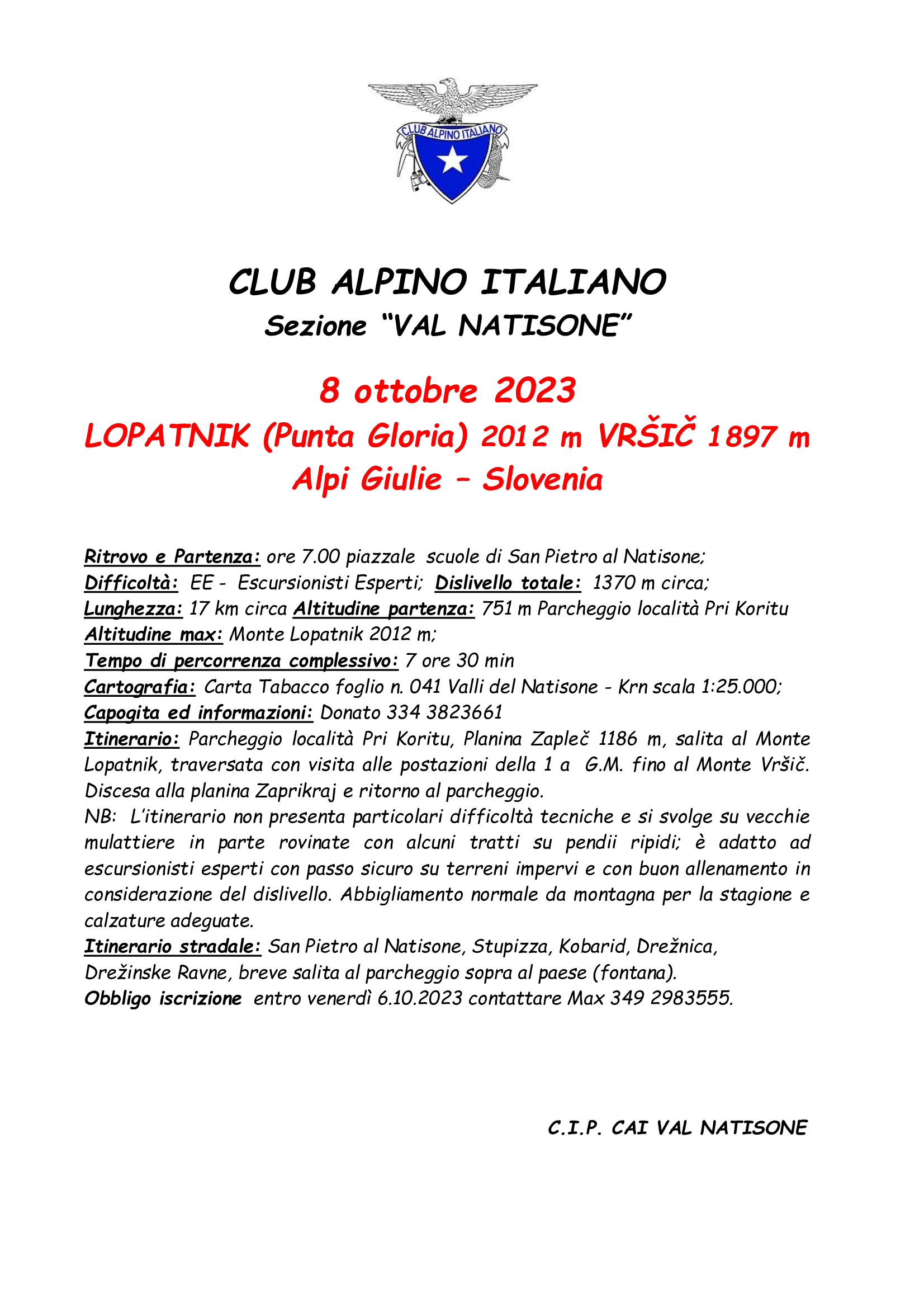 Lopatnik – 8.10.2023