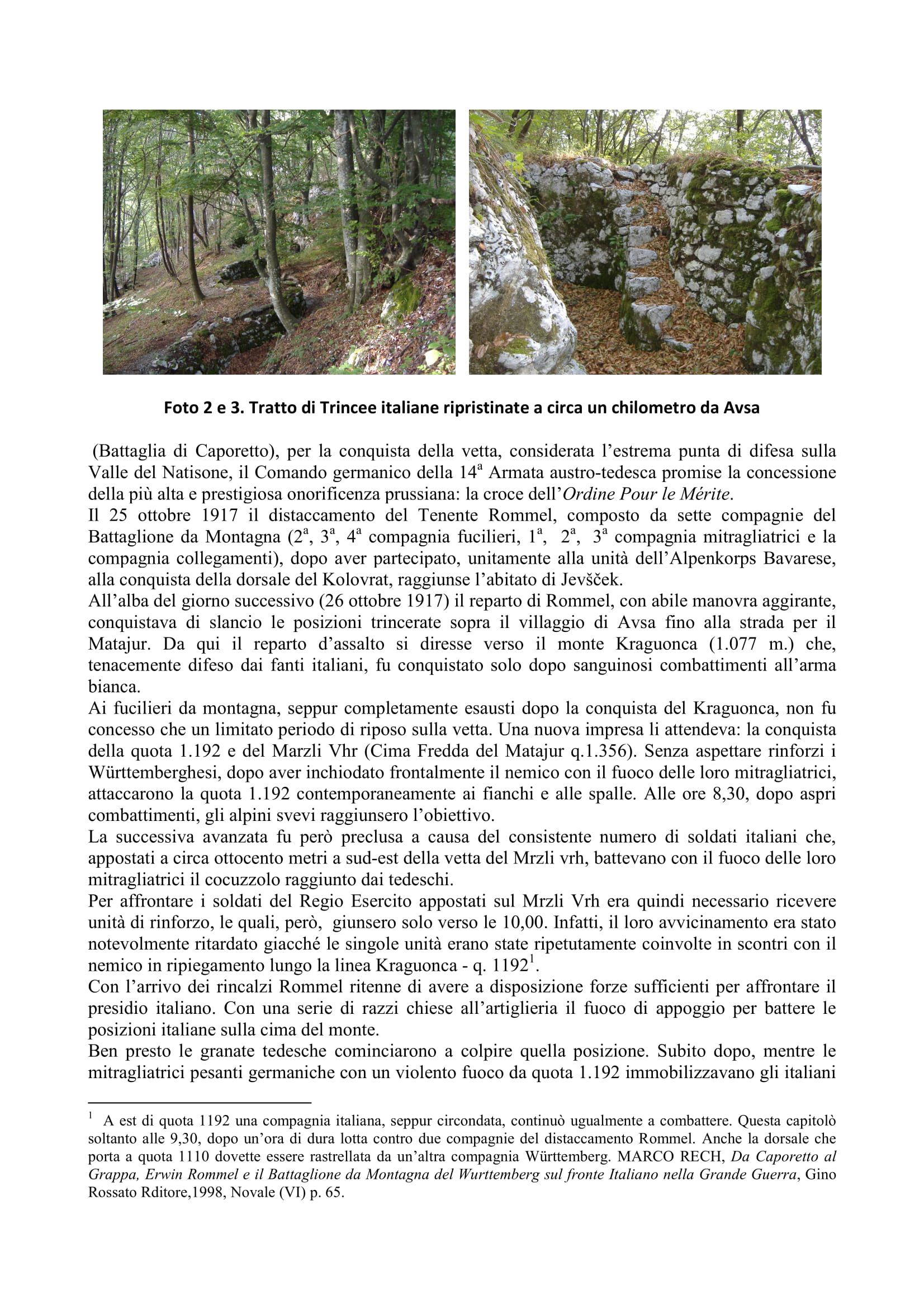 MATAJUR DA AVSA NOTA STORICA 2 - CAI Sezione di Val Natisone