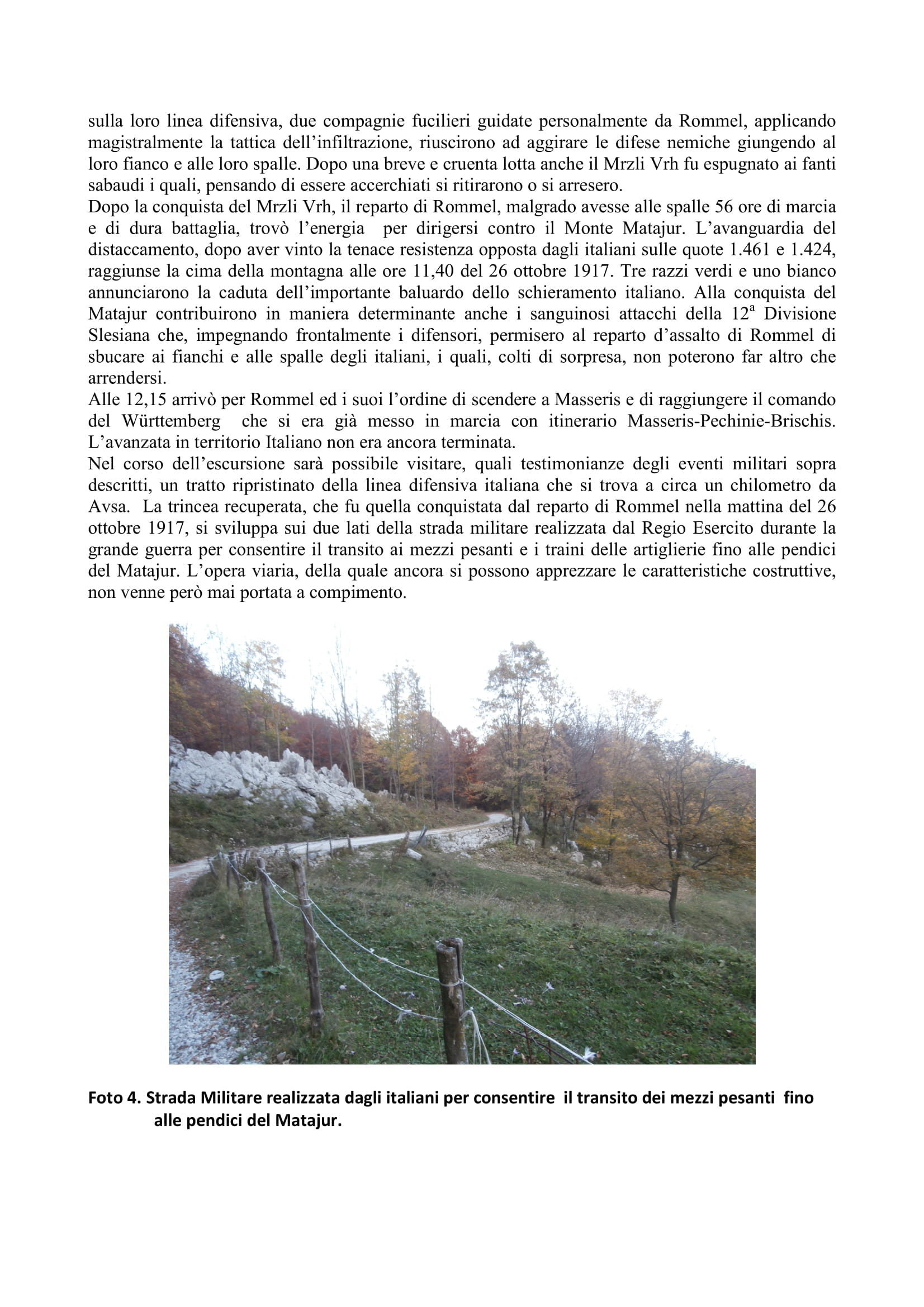 MATAJUR DA AVSA NOTA STORICA 3 - CAI Sezione di Val Natisone