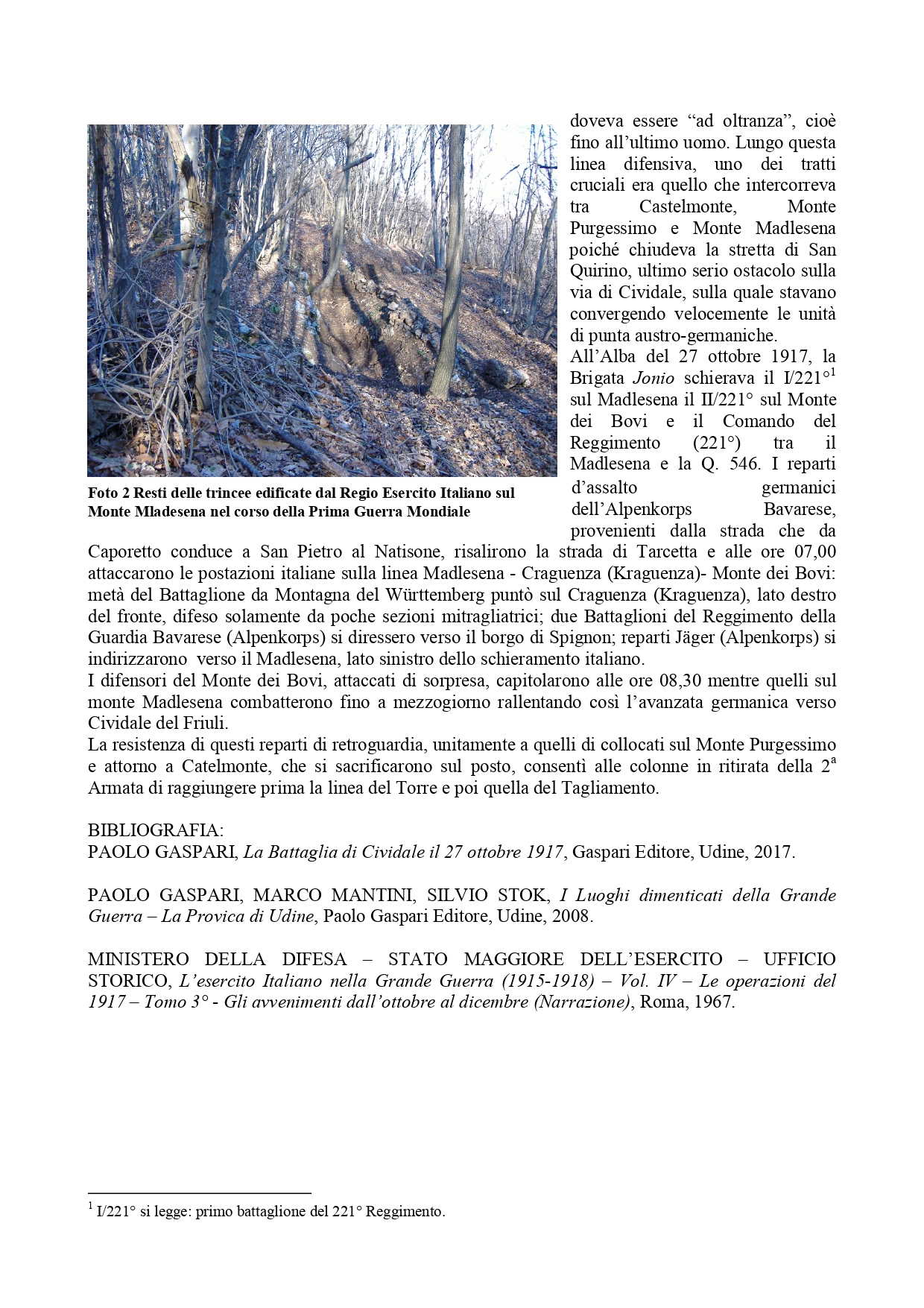 MONTE MADLESENA NOTA STORICA page 0002 - CAI Sezione di Val Natisone