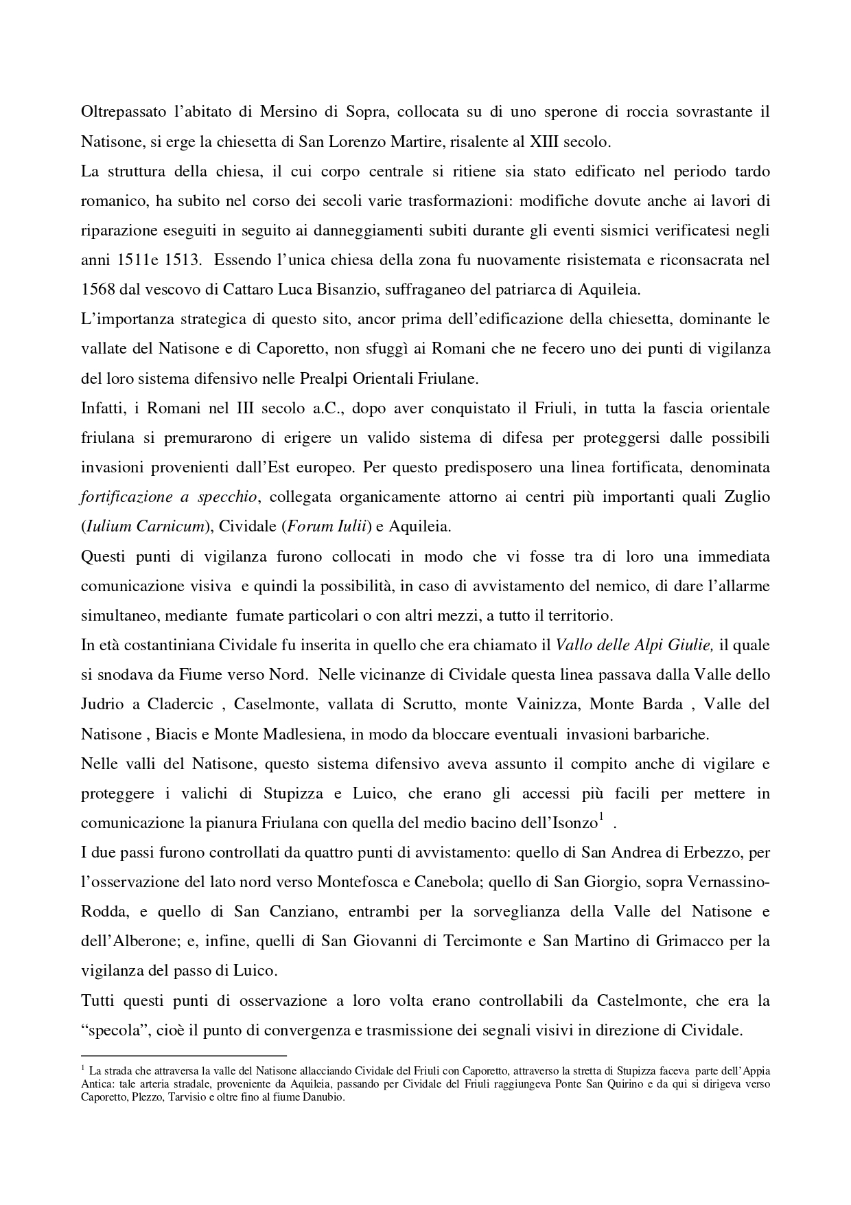 SAN LORENZO NOTA STORICA page 0002 - CAI Sezione di Val Natisone