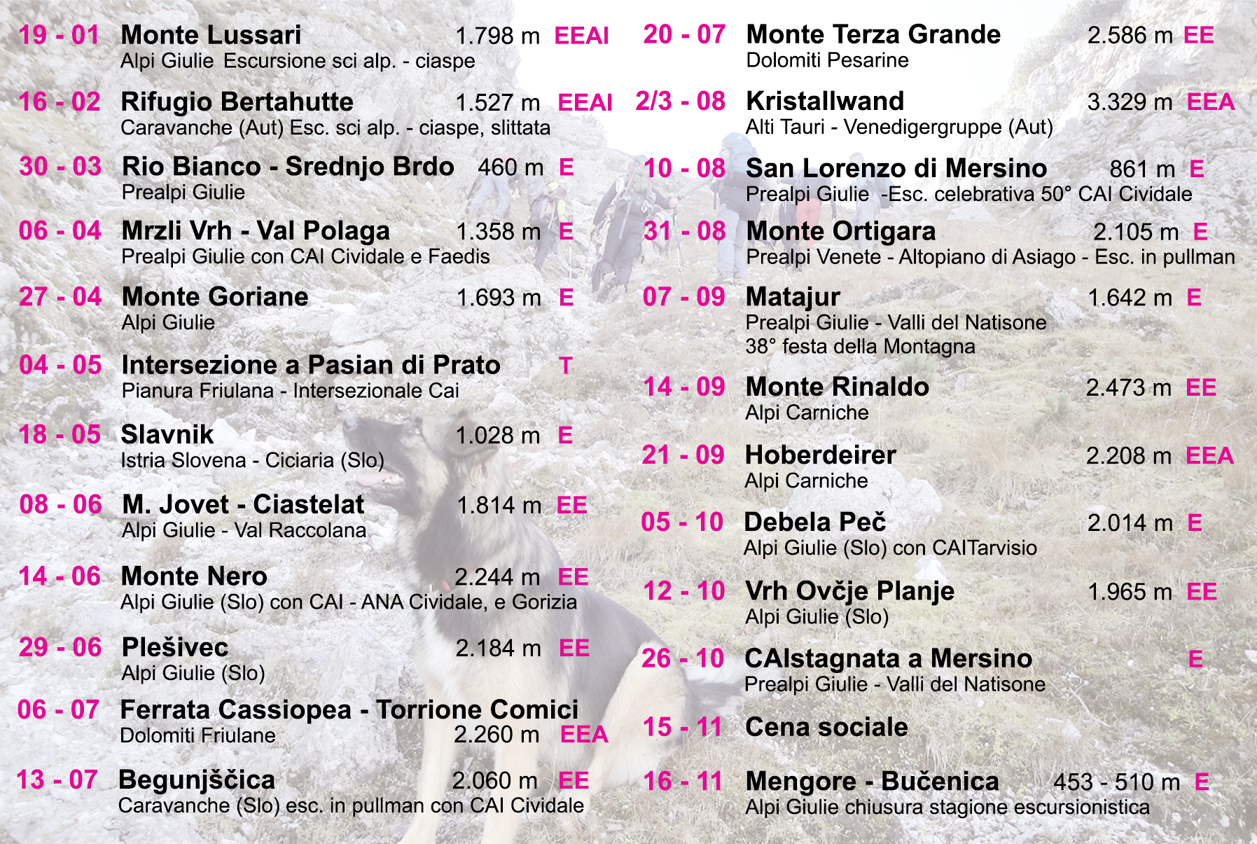 cai da stampare interno - CAI Sezione di Val Natisone