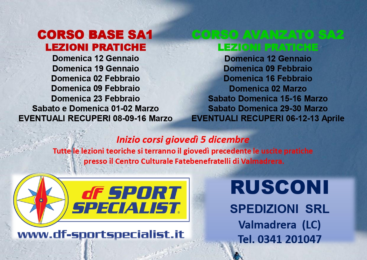 Corsi Di Scialpinismo 2025 2 CAI VALMADRERA VOLANTINO CORSI DI SCIALPINIMO 2025 page 0002